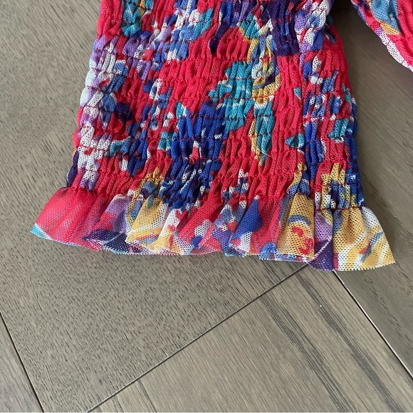 Maeve Ashton Smocked Peplum Top - Picture 8 of 10